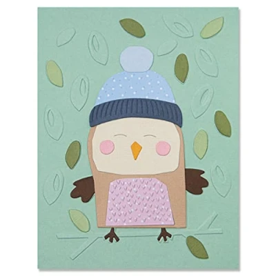 Imagen de Sizzix Carpeta de Estampado Impresslits Cozy Owl Jennifer Ogborn 665966 Capítulo 3 2022, Multicolor, One Size