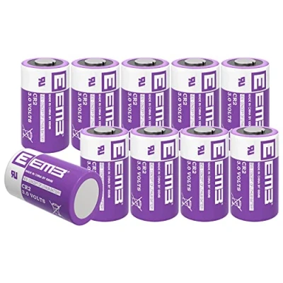 Imagen de EEMB Pilhas de Litio CR2 3v 850mah 3 voltios no Recargable es Compatible con la Cámara instantánea Fujifilm STAX Mini Detector Alcance calculadora Linterna(10)