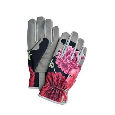 Imagen de Burgon &amp; Ball RHS British Bloom Guantes de jardinería para mujer, tamaño mediano/grande