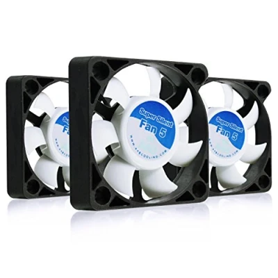Imagen de AABCOOLING Super Silent Fan 5 Un Silencioso y Muy Efectivo Ventilador 50mm para Impresora 3D, Cooler, Laptop 5cm, Base Ventilador, 14,45m3/h, 3500 RPM 3 Piezas 17,5 dB