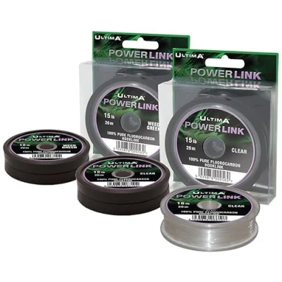 Imagen de ULTIMA Power Fluorocarbono Hook Link, Unisex Adult, Transparente, 45 pounds