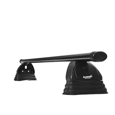 Imagen de Summit SUP 058 Premium Multi Fit Barras de techo, Acero negro, Juego 2