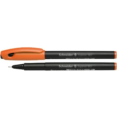 Imagen de Schneider Topliner 967 Fineliner Pen, 0,4 mm, naranja