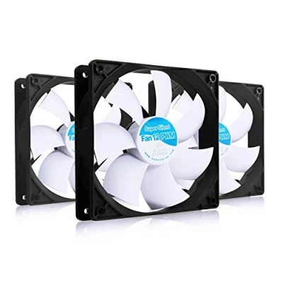 Imagen de AABCOOLING Super Silent Fan 12 PWM un Silencioso y Muy Efectivo Ventilador 120mm para Procesador, 12V, 12cm, Cooler, 24,5 63 m3/h, 400 1600 RPM 3 Piezas 10 19 dB(A)