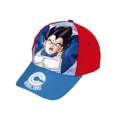 Imagen de Dragon Ball Z Gorro para Niños, Diseño Goku y Son Gohan Gorra de Verano Infantil, Regalo Ajustable Rojo