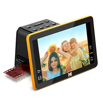Imagen de KODAK Escáner de película Digital Slide N SCAN MAX 7&quot; La Pantalla LCD Grande Convierte los Negativos Color en 22MP HD b &amp; w JPEG