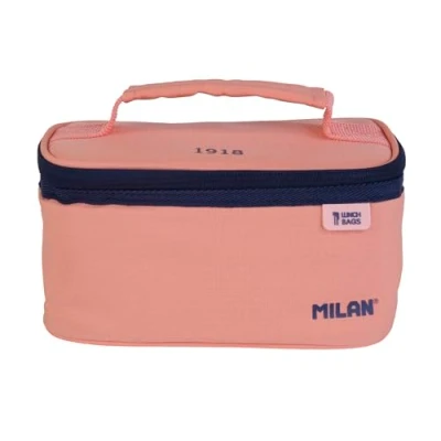 Imagen de MILAN 08805SNCP Bolsa ISOTÉRMICA Porta Alimentos PEQUEÑA con 1 Recipiente (1,5L) Serie 1918, Rosa, Multicolor, Estándar