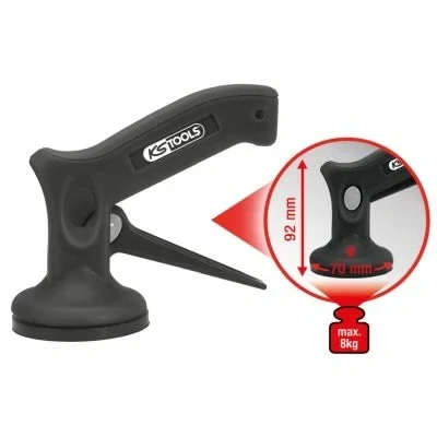 Imagen de KS Tools 140.1015 Mini ventosa para manipular con una sola mano, 8kg, Ø 70mm
