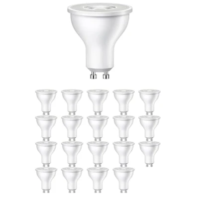 Imagen de ledscom.de 20 bombillas LED GU10, PAR16, blanco (4100 K), 5,7 W, 535 lm, 35.