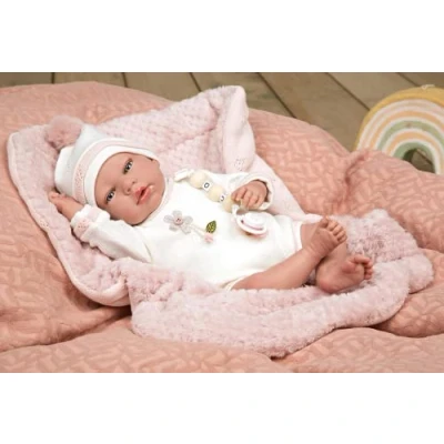 Imagen de Arias MUÑECA Reborn 40 CM Tamar Rosa C/Manta, 98109