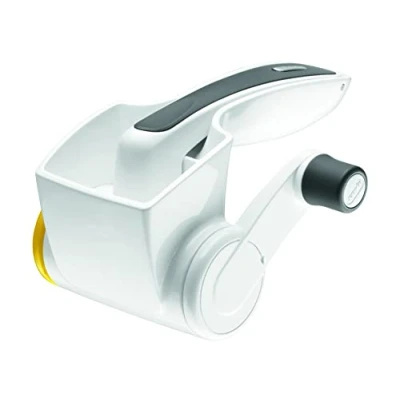Imagen de Zyliss E900010 Rallador de Queso Tambor Rotativo Clásico, Plástico/Acero inoxidable, Blanco/Gris, Molinillo Manual con Mango Giratorio, Apto Para Lavavajillas