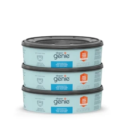 Imagen de Playtex Diaper Genie Juego de recambio regalo 2160 pañales Ideal para registro bebé
