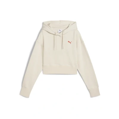 Imagen de Sudadera estampada con capucha PREMIUM ESS Relaxed para mujer