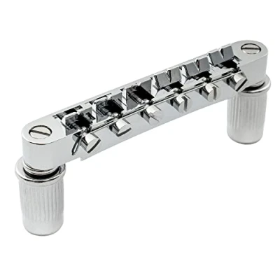 Imagen de Musiclily 52mm ABR 1 Tune O Matic Puente con Postes M8 para Guitarra Eléctrica Epiphone Les Paul,Cromado