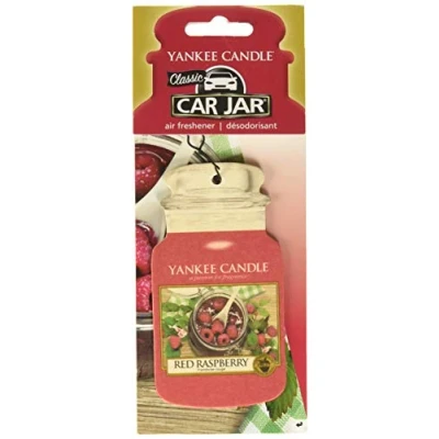 Imagen de Yankee Candle Red Raspberry Vela perfumada (tamaño pequeño), color rojo