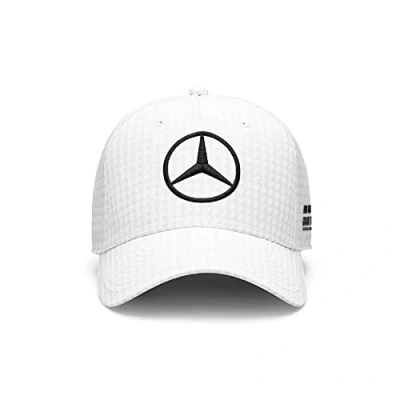 Imagen de Mercedes AMG Petronas Formula One Team Gorra Infantil de Lewis Hamilton 2023 Blanco Talla única