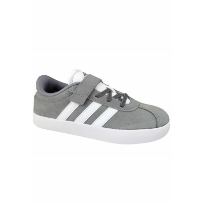 Imagen de adidas VL Court 3.0 Hook and Loop Shoes Kids, Zapatillas Unisex niños, Grey Three Cloud White Two, 33 EU