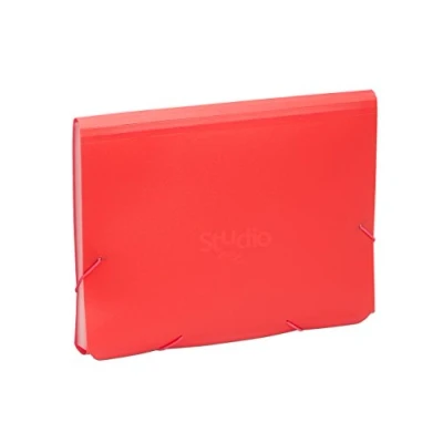 Imagen de Carpeta clasificador con 12 departamentos Serie Studio Style color rojo