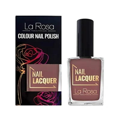 Imagen de LaRosa Esmalte de Uñas Color Enérgico con Correcta Cobertura Fórmula Duradera Buena Consistencia Fácil Aplicación Pincel Bien Formado Beige 15 ml