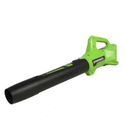 Imagen de Greenworks Tools G24ABII Soplador de Hojas a Batería Axial, 145 km/h, 9,08 m3/min SIN 24V y Cargador