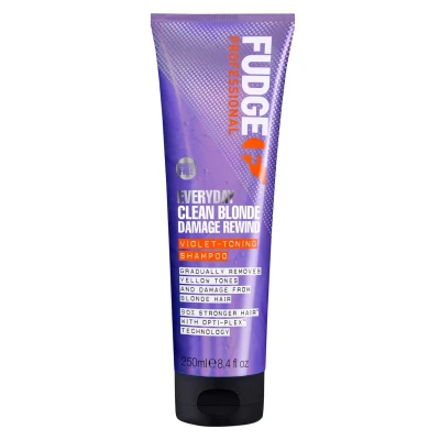 Imagen de Fudge Everyday Clean Blonde Damage Rewind Shampoo Champú, Talla: 250 ml, /