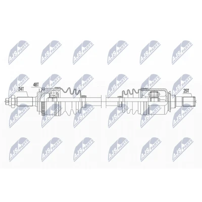 Imagen de Semi eje NTY NPW HY 585