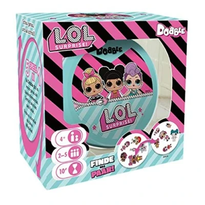 Imagen de Zygomatic Asmodee Dobble L.O.L Surprise! Juego de niños, Cartas, 2 5 Jugadores, a Partir 4 años, más 10 Minutos, alemán