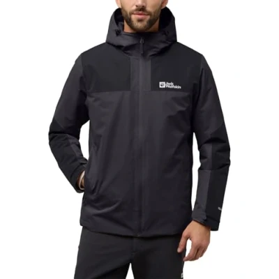 Imagen de Jack Wolfskin Jasper Ins Jkt M Chaqueta, Verde Oscuro, L para Hombre