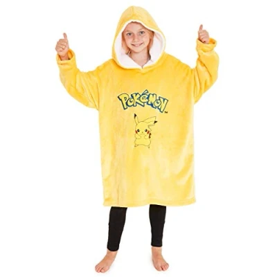 Imagen de Pokémon Oversized Sudadera de Forro Polar con Capucha Sherpa para Niño (Yellow Pikachu)