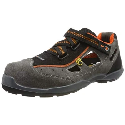 Imagen de BASE, Aerobic, sandalia de seguridad, Record, color gris y naranja, S1P ESD SRC, talla 47