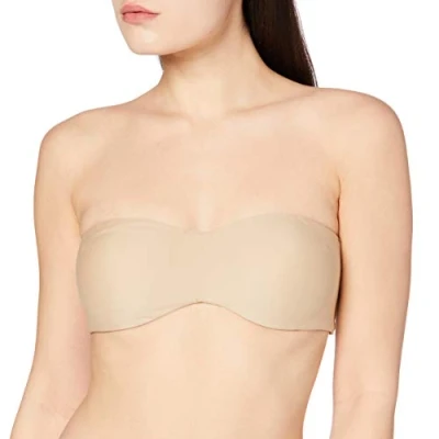 Imagen de Maidenform Convertible Strapless WITH FOAM BRA Sujetador con aros, Mujer, Talla: 90E, Beige