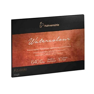 Imagen de Hahnemuhle The Collection Bloque de acuarela (100% algodón, 24 x 32 cm, 640 g/m²)
