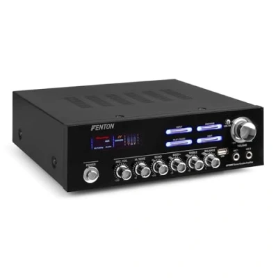 Imagen de Fenton AV120BT Amplificador estereo Hifi USB BLUETOOTH EQ 2 entradas de micrófono