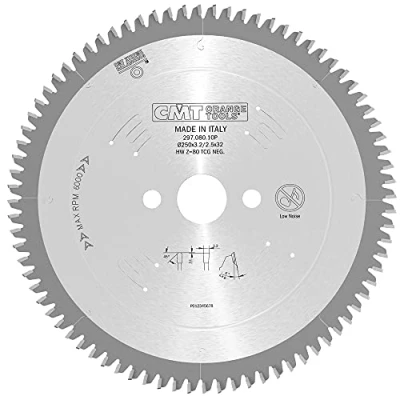 Imagen de CMT Orange Tools 297.080.10P Sierra circular 250x3.2x32 z 80 tcg 6 grados silenciosa