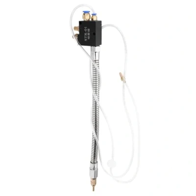 Imagen de Sistema de pulverización lubricación refrigerante niebla, máquina enfriamiento grabado corte STR 01 para taladro fresado torno CNC tubería aire(STR 01)