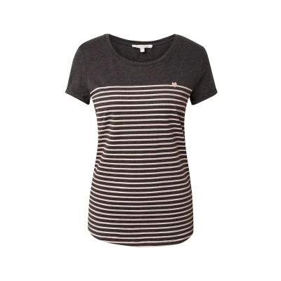 Imagen de TOM Tailor Denim Camiseta estampada, Mujer, Talla: Small, Dark grey/rose