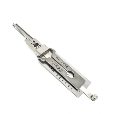 Imagen de herramienta profesional de cerrajería para puerta casa LiShi 2 en 1, selección y decodificador cerraduras, cerraduras lector llaves, selector (KW5 L)