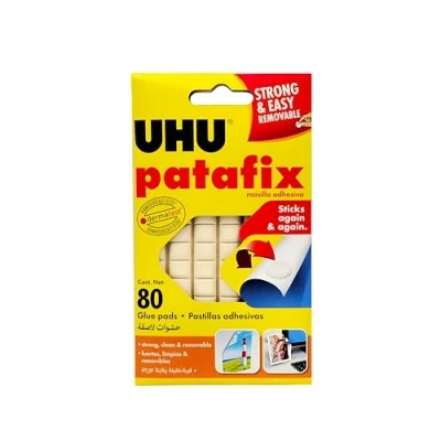 Imagen de UHU 39125 Pack de 80 masillas adhesivas, color blanco