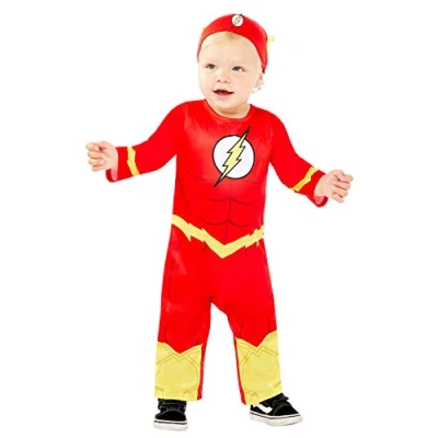 Imagen de amscan Disfraz Flash 2 3 años Niño, Color red, yellow, regular (361 9909323_0194099032155)
