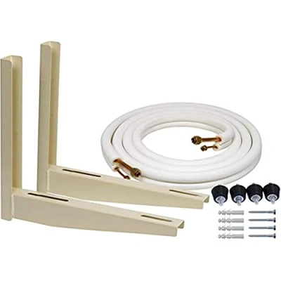 Imagen de Salvador Escoda 3/8&#039; 5/8&#039; Instalacion Kit (Tubo Doble Aislado Abocardado + Soporte 150 Kg Fijacion Antivibrador)