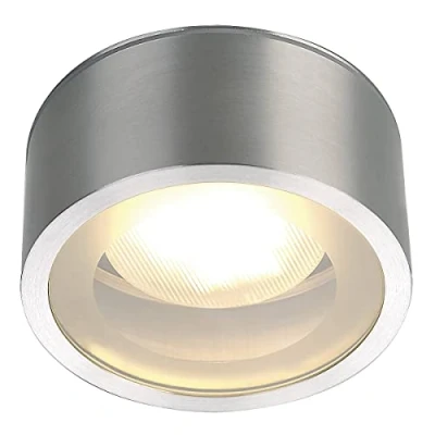 Imagen de Lámpara de techo SLV Rox, aluminio cepillado, Ø 12,5 cm