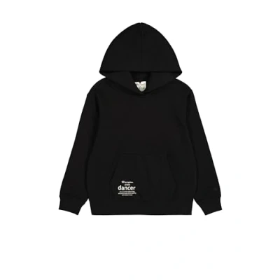 Imagen de Champion Legacy Emotional Dance G (405013) Sudadera con capucha de forro polar compacto y suave ultraligero (240gr), Negro (NBK), 3 4 años (XXS) Niña FW24