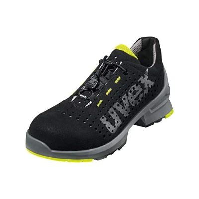 Imagen de Uvex Zapatos de Seguridad 1 para Hombres Zapatillas Trabajo S1 SRC ESD Negro Verde Tamaño: 39
