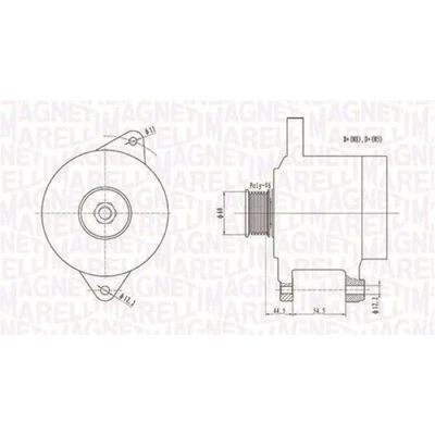 Imagen de Alternador MAGNETI MARELLI 063731696010