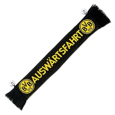 Imagen de Borussia Dortmund Bufanda para el coche, Unisex, Negro/Amarillo