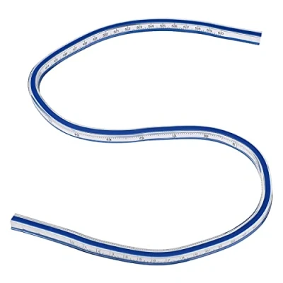 Imagen de Regla de curva flexible para dibujar gráficos pintura y diseño ropa (60CM)