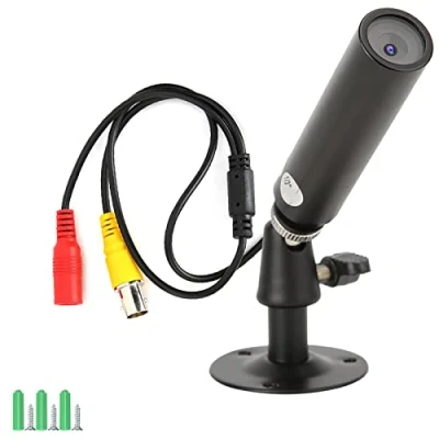 Imagen de AHD Mini cámara, 1080P Full HD Cámara de Vigilancia, IP66 a prueba agua con cable metal cilindro la Protable para reunión