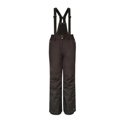 Imagen de Killtec Vitalya Jr Pantalones de esquí con Peto y protección contra la Nieve, Columna Agua 10.000 mm, Niñas, 00200 negro, 128 (XS)