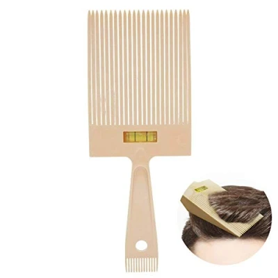 Imagen de Flattopper profesional Flat Top Comb ,Portable Salon Barber Hair Styling herramienta de corte Wide Sistema nlación agua precisa