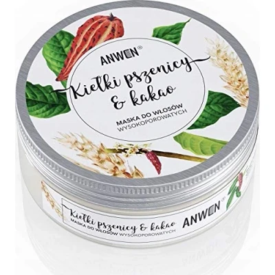 Imagen de ANWEN Máscara para germen de trigo cabello altamente poroso y cacao